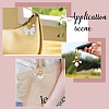 6Pcs 3 Styles ABS Imitation Pearl & Acrylic Pendant Decorations HJEW-WR00015-5