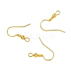 Brass Earring Hooks KK-YW0001-28G-2