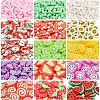 Handmade Polymer Clay Cabochons & Sprinkle Beads CLAY-NB0001-28-1