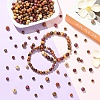 160Pcs 8 Colors Natural Wood Beads WOOD-YW0001-88-5