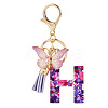 Resin Butterfly Pendant Keychains KEYC-TAC0034-03H-1