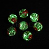 Luminous Handmade Gold Sand Glass Beads LAMP-U004-01-1