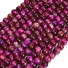 Grade AB Natural Tiger Eye Beads Strands G-F591-18-8mm-05-2