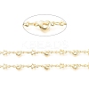 Brass Heart & Star Link Chains CHC-K009-02G-2