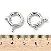 SHEGRACE Brass Spring Ring Clasps XGRPCN018-224P-3