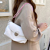 Round ABS Plastic Imitation Pearl Bead Bag Extender Chains HJEW-TAC0085-9