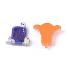 Halloween Theme Printed Opaque Resin Cabochons CRES-T025-18-2