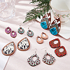DIY Long Dangle Earring Making Kit DIY-HY0001-41-3