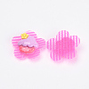 Flower Nylon Magic Tape Hair Clips OHAR-S193-53-4