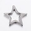 Non-Tarnish 304 Stainless Steel Linking Rings X-STAS-G172-56P-2