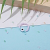 1800Pcs 6 Colors 8/0 Transparent & Opaque Glass Seed Beads SEED-YW0001-31-7