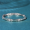 SHEGRACE Stainless Steel Panther Chain Watch Band Bracelets JB676A-5