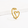 Brass Cuff Open Rings for Women WE5042-1