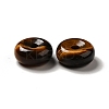 Natural Tiger Eye European Pendants G-M397-01G-3