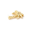 Brass Pave Clear Cubic Zirconia Pendants LS-KK-V016-01G-2