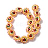 Baking Paint Glass Enamel Beads LAMP-K039-34M-2