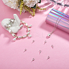12Pcs 925 Sterling Silver Screw Eye Peg Bails STER-GO0001-54-4