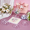 24Pcs Transparent PVC Display Dome FIND-OC0013-55-4