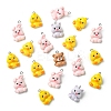 20Pcs Animal Series Opaque Resin Pendants CRES-YW0002-51-1