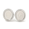 Non-Tarnish 304 Stainless Steel Stud Earrings Findings EJEW-A111-03P-2