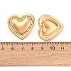 304 Stainless Steel Rhinestone Stud Earrings EJEW-K311-02G-5