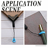 5Pcs Rubber Lanyard Straps DIY-GF0008-24-5