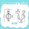 50Pcs Alloy Bead Cage Pendants FIND-DR0002-24B-2