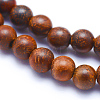 Natural Rosewood Beads Strands WOOD-P011-06-10mm-6