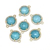 Natural/Synthetic Gemstone Links connectors G-E526-34-2