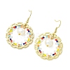 Seed Bead Dangle Earrings EJEW-MZ00744-02-4