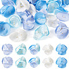 20Pcs 5 Style Silk Artificial Rose Flower Pendant PALLOY-TA00202-1