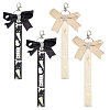 4Pcs 2 Colors Cloth Bowknot Pendant Decoration FIND-CA0010-24B-1
