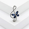 Alloy Rhinestone Safety Pin Brooch PW23101831845-1