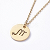 304 Stainless Steel Pendant Necklaces NJEW-E147-05G-3
