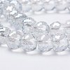 Electroplate Glass Bead Strands EGLA-P027-PL03-3