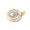 Brass Pendants KK-L239-050G-01-2