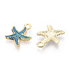 Alloy Enamel Pendants X-PALLOY-T056-08A-2
