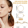 20Pcs Brass Hoop Earrings Findings KK-BBC0001-89A-2