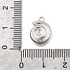 Ocean Theme Brass Charms KK-C096-13C-P-3
