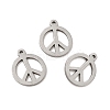 Non-Tarnish 201 Stainless Steel Pendants STAS-P312-04P-4