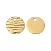 Ion Plating(IP) 304 Stainless Steel Charms STAS-Q215-27G-03-1