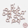 925 Sterling Silver Spring Ring Clasps STER-K167-076B-RG-3