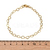 304 Stainless Steel Heart Link Bracelets LS-BJEW-I191-01-4