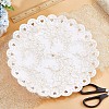 3M Polyester Eyelash Shaped Wide Lace Trim OCOR-WH0020-19B-4