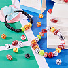 120Pcs 12 Styles Sports Style Acrylic Beads MACR-TA0002-28-7