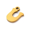 201 Stainless Steel Charms STAS-U016-01G-U-2