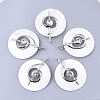Freshwater Shell Big Pendants SHEL-S275-50B-1