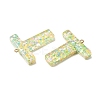 Transparent Epoxy Resin Pendants CRES-YW0002-09T-2