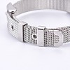 Unisex 304 Stainless Steel Watch Band Wristband Bracelets BJEW-L655-023P-3