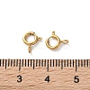 Ion Plating(IP) 304 Stainless Steel Spring Ring Clasps X-STAS-C114-04A-G-3